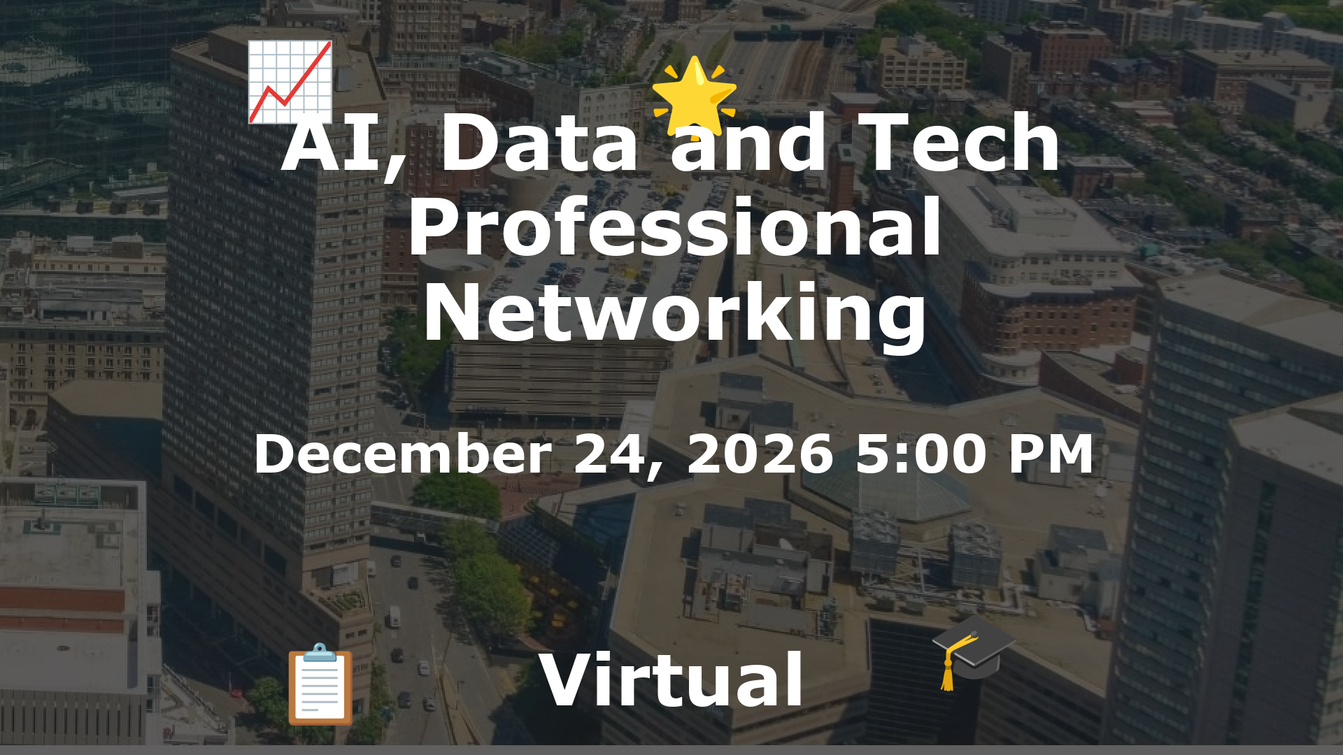 AI, Data and Tech Professional Networking event image